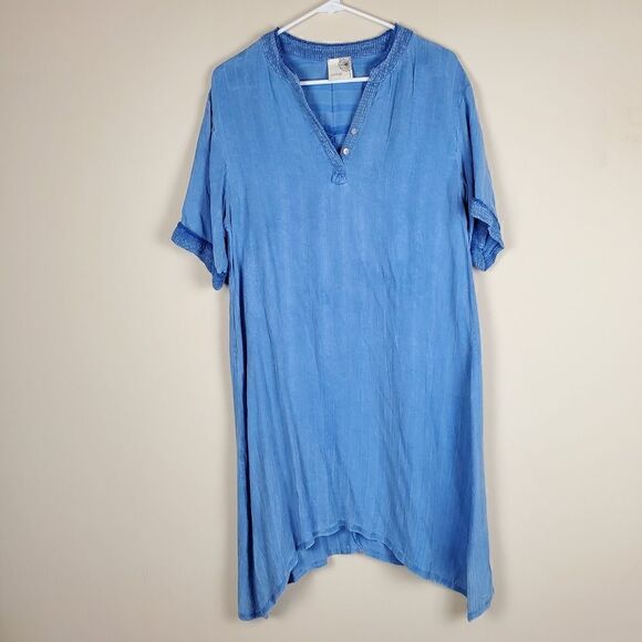 Everleigh Light Blue Tunic/DressSize Medium - Picture 1 of 7
